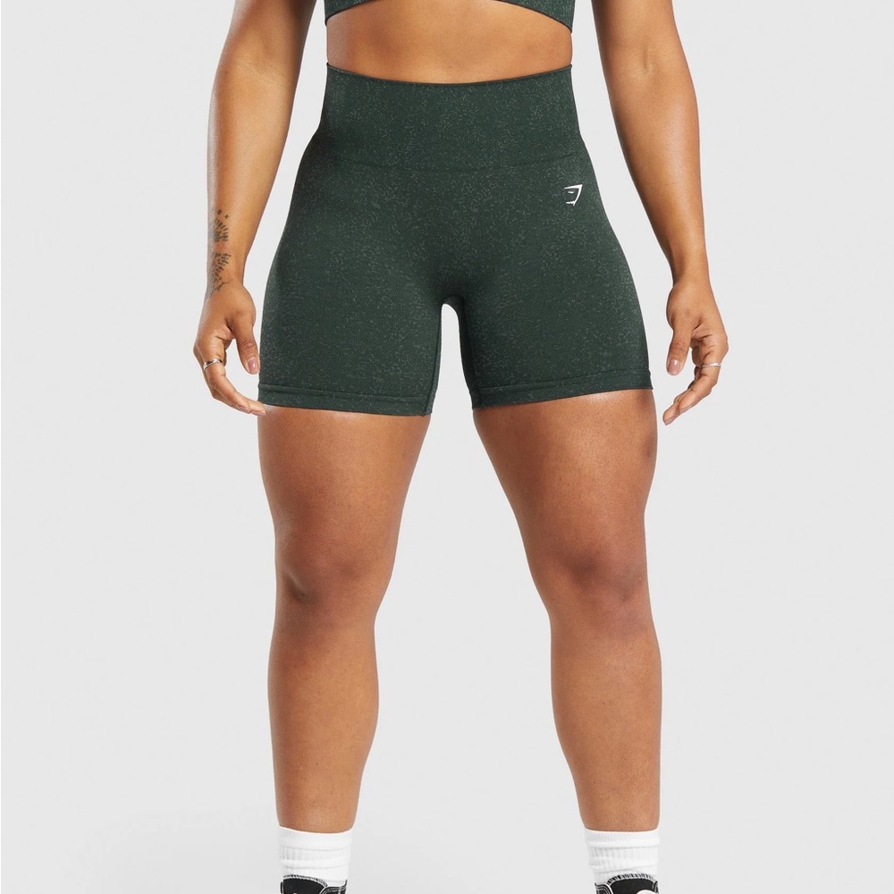 Gymshark Dark Green Athletic Shorts
